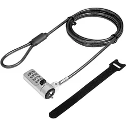 LogiLink Noble Lock, Notebook Security, Grau