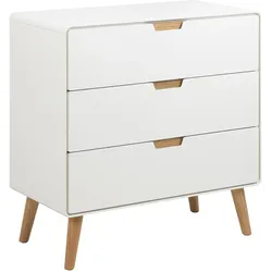 Actona »Lowell« Kommode weiß lackiert 80x80x40 cm