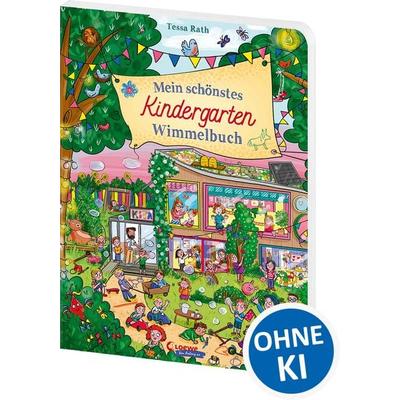 Mein schönstes Kindergarten-Wimmelbuch, Gebundene Ausgabe von , Loewe, 978-3-7432-1985-4