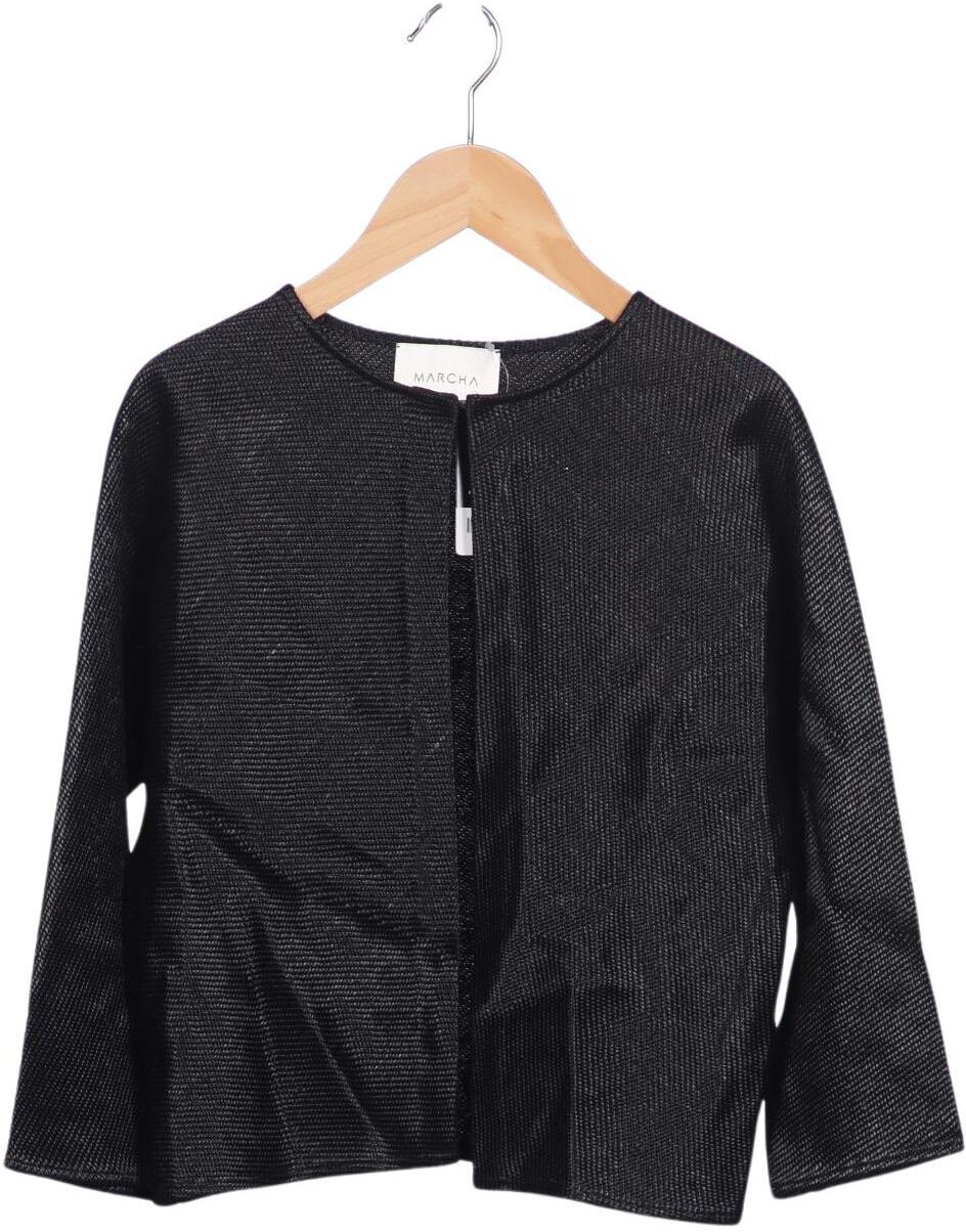 Marcha Damen Strickjacke, Schwarz, Gr. S, kein / Etikett - Second Hand