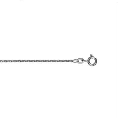 Goldkette ONE ELEMENT "Halskette aus 585 Weißgold Ø 1,7 mm" Gr. 50, silber, Halsketten, Damen, 50, Gold Weißgold 585, Gold, Weißgold 585, Goldkette, perfekt als Geschenk zum Jahrestag oder Geburtstag