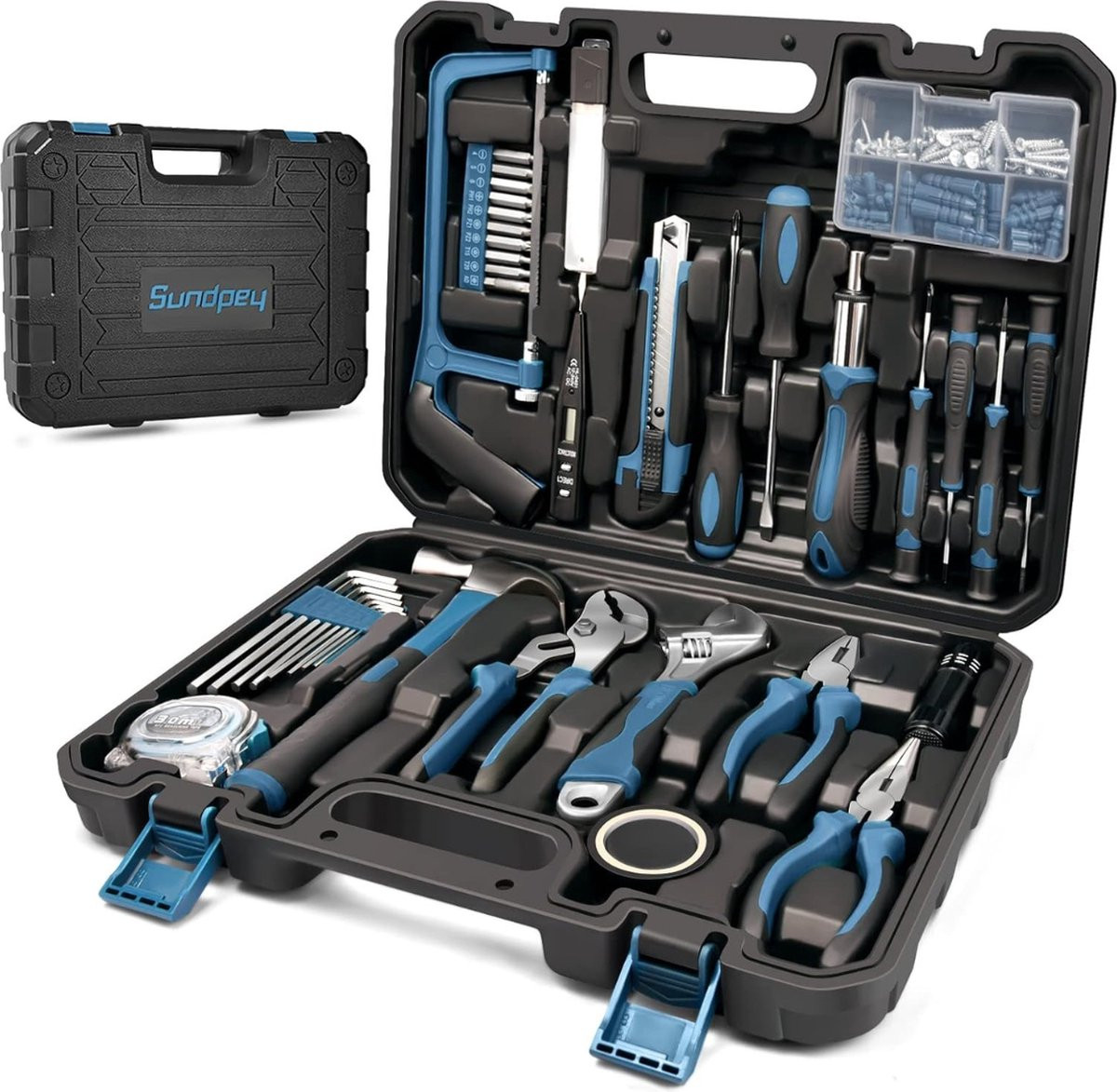 3M Gereedschapskoffer - 148-delige multifunctionele gereedschapset - Zwart/Blauw