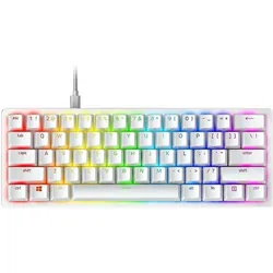 Razer Huntsman V3 Pro Mini (DE, Kabelgebunden), Tastatur, Weiss