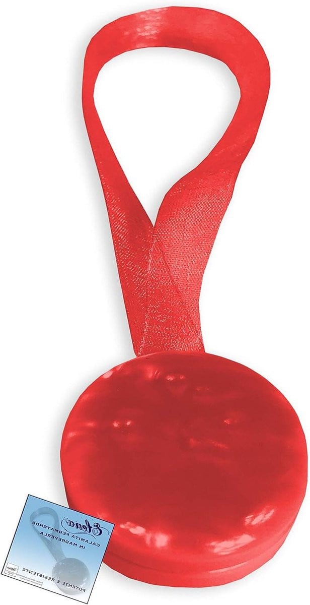 Magneet Gordijn Embrasses met Parelmoer Effect in Rood - 40 mm