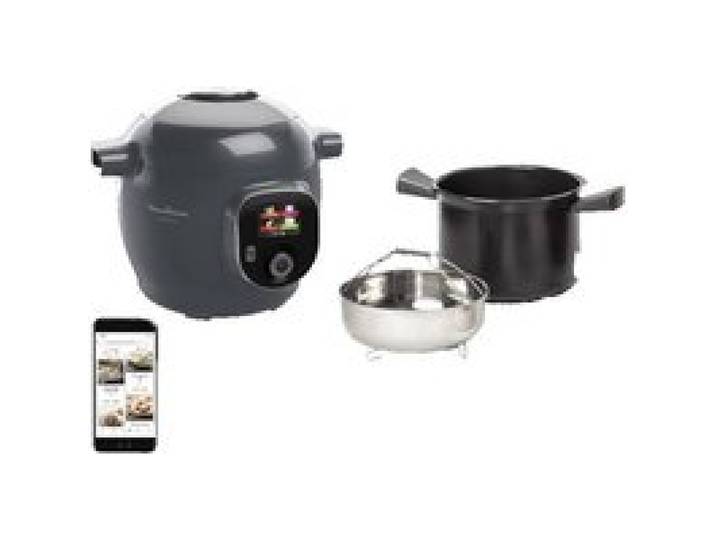 Moulinex Cookeo Multicuiseur 150 recettes Rapide 6 L 6 personnes Gris Java Pepper CE851HF0