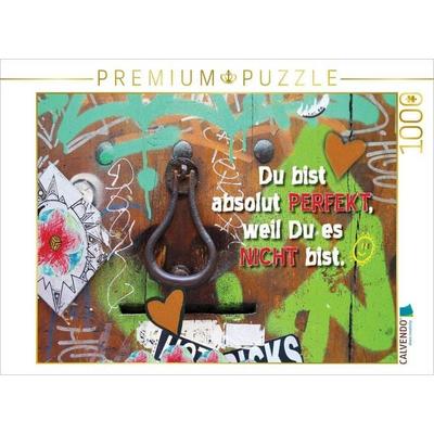 CALVENDO Puzzle Du bist absolut PERFEKT, weil Du es NICHT bist. | 1000 Teile Lege-Größe 64x48cm Foto-Puzzle für glückliche Stunden, Sonstige von ,