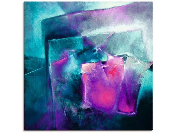 Leinwandbild ARTLAND, pink (farbe bild(er): pink), B:50cm H:50cm, Bilder, Leinwandbild, auf Holzrahmen gespannt