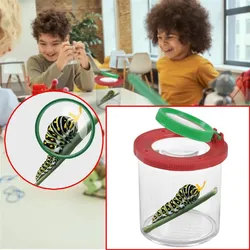 Becherlupe - Insektenbox & Naturbox mit Lupe Ø 9 cm - Ideal für Kinder & kleine Naturentdecker - Fördert Forschergeist & Umweltbewusstsein