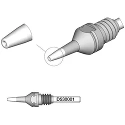JBC Entlötspitze Serie D530, D530001/Ø 0.6 mm, 1.4 mm, Pincleaning, Lötgerät Zubehör