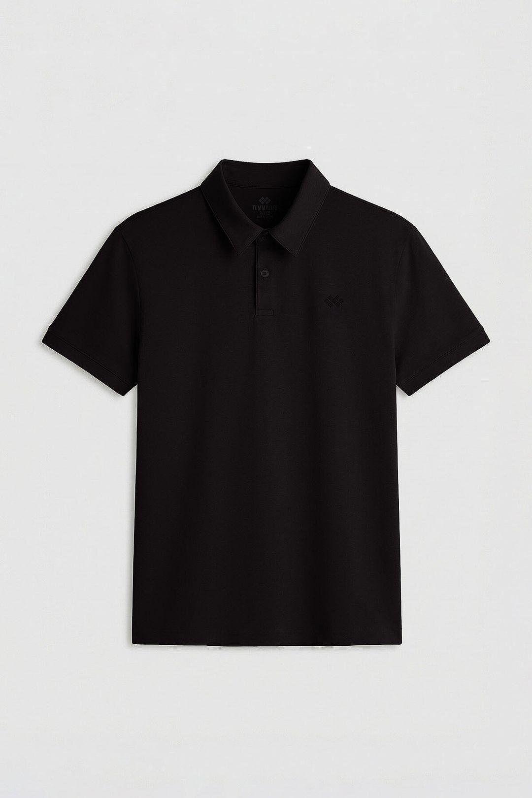 Herren Baumwoll-Elastan Polo-Shirt