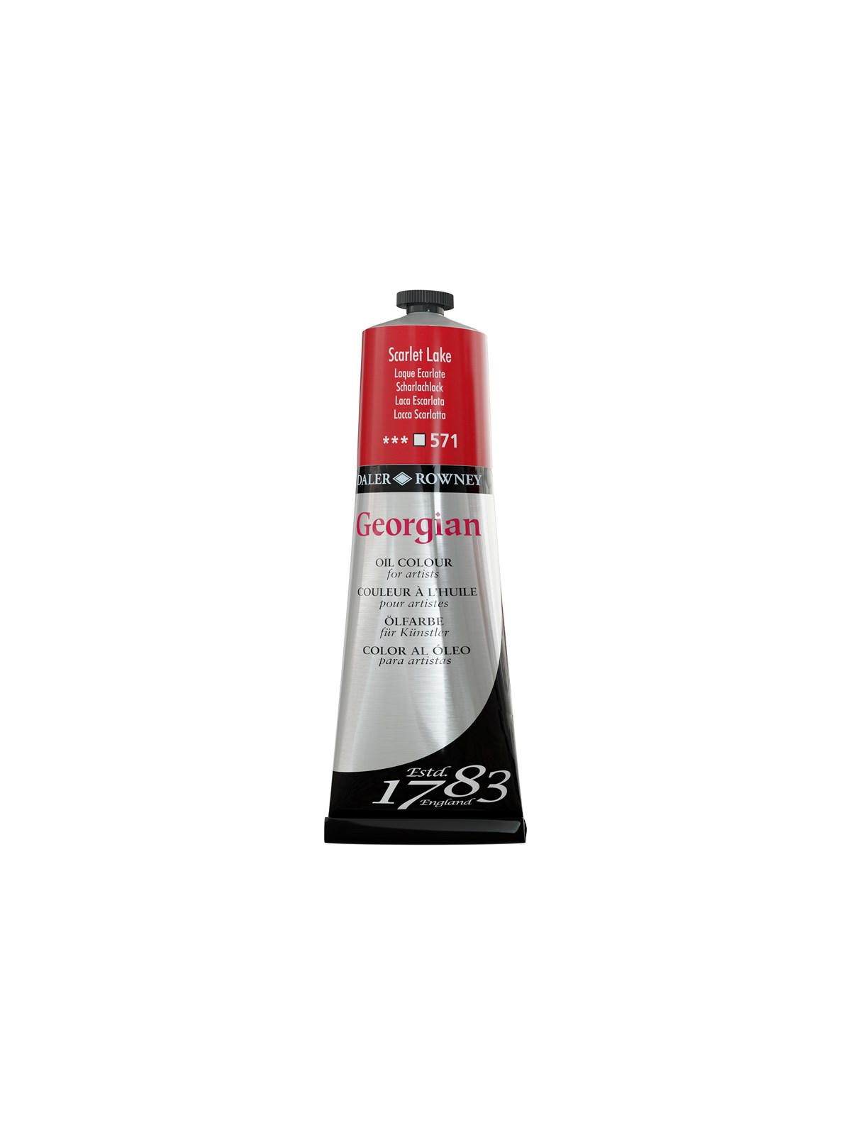 Daler-Rowney Georgian Oil 225 ml Scarlet Lake