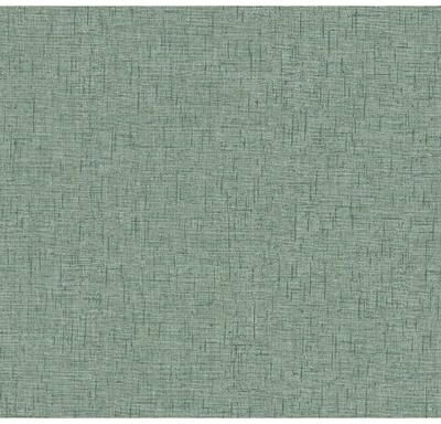 A-Street Prints Bentley Green Faux Linen Wallpaper