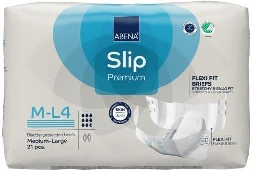 Abena Slip Flexi Fit 4 M/L - 4 paquets de 21 protections