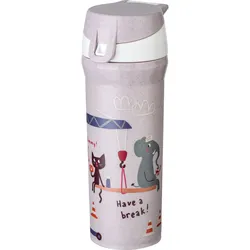 koziol Trinkflasche Stan Trucks 500ml - grau