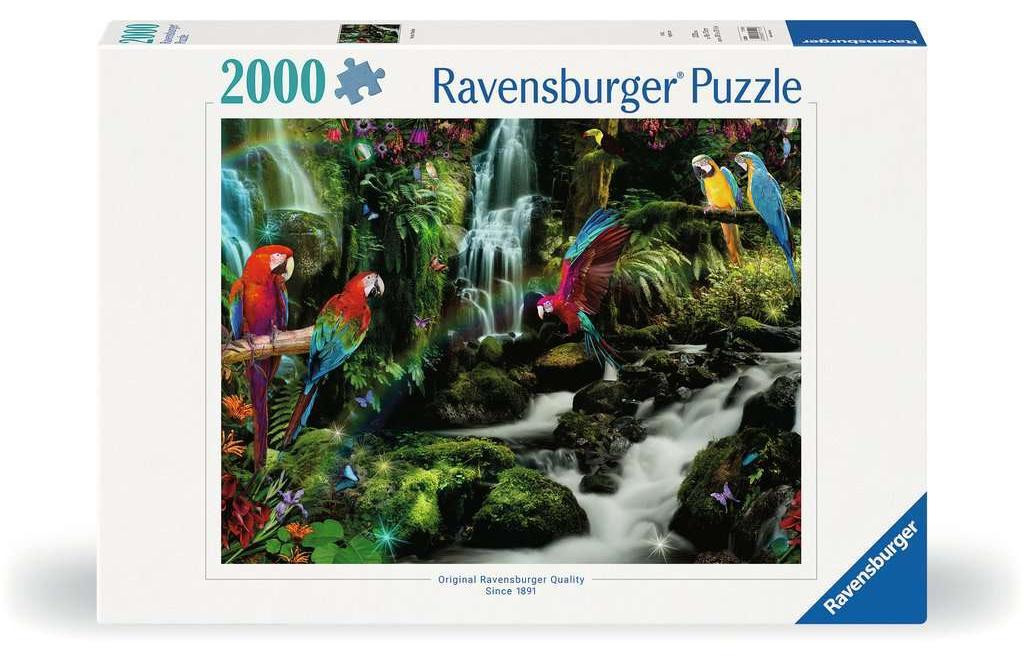 Ravensburger Kleurenrijke papegaaien in het junglelandschap puzzel