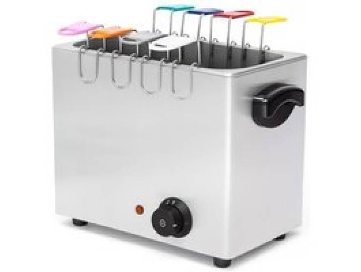 Cuiseur à œufs professionnel inox - 8 œufs - thermostat 30-110°C - 2600W