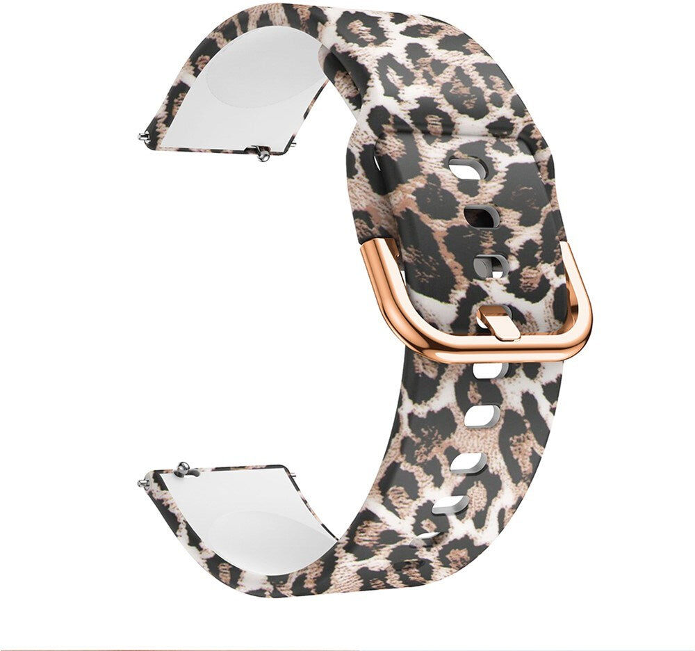 EIDERWOOD 20mm Universal Silikone Urrem - Leopard