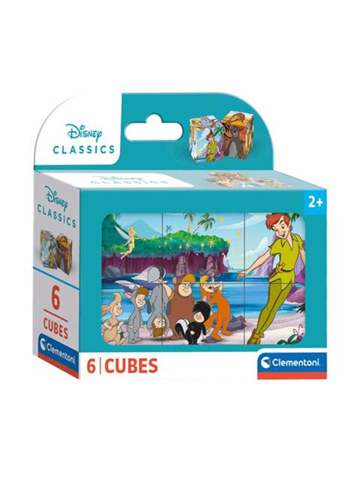 Clementoni Puzzle Disney Classic, 6 Würfel Block