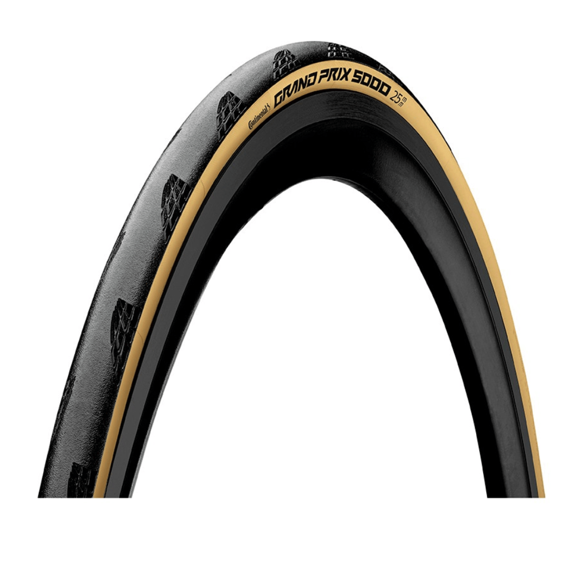 Continental Tyre Grand Prix 5000 All Seasons TR Preto Creme 700x25, tipo mm 700X25 Unisex