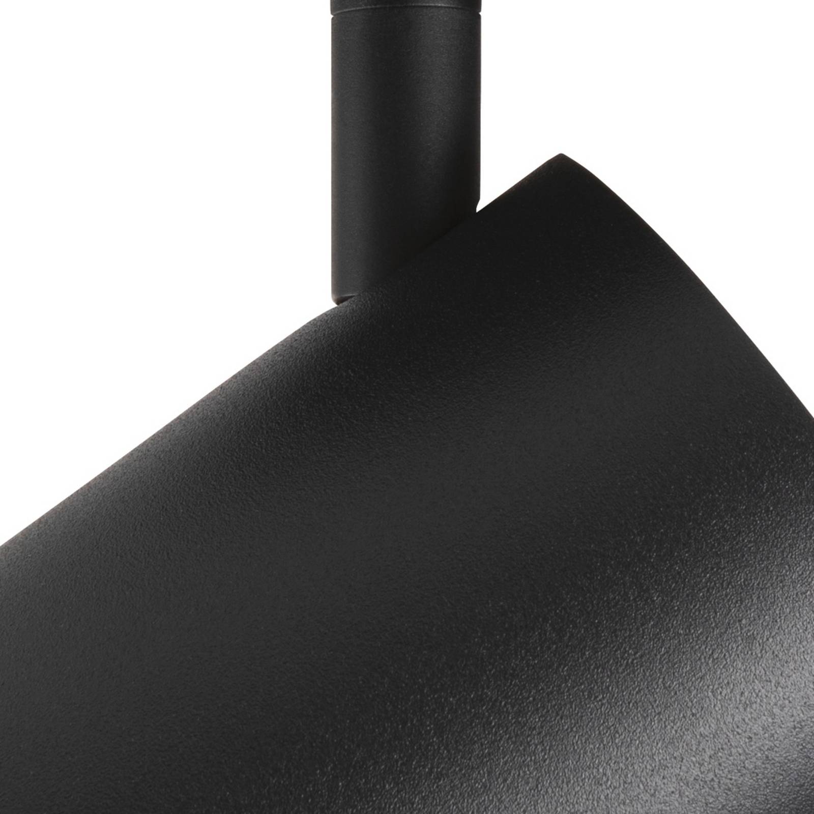 SLV Asto Tube GU10 spot single-circuit track black Tube, dimmable, Black, Hallway, Aluminium, Modern, Track Lighting 1-Phase Track