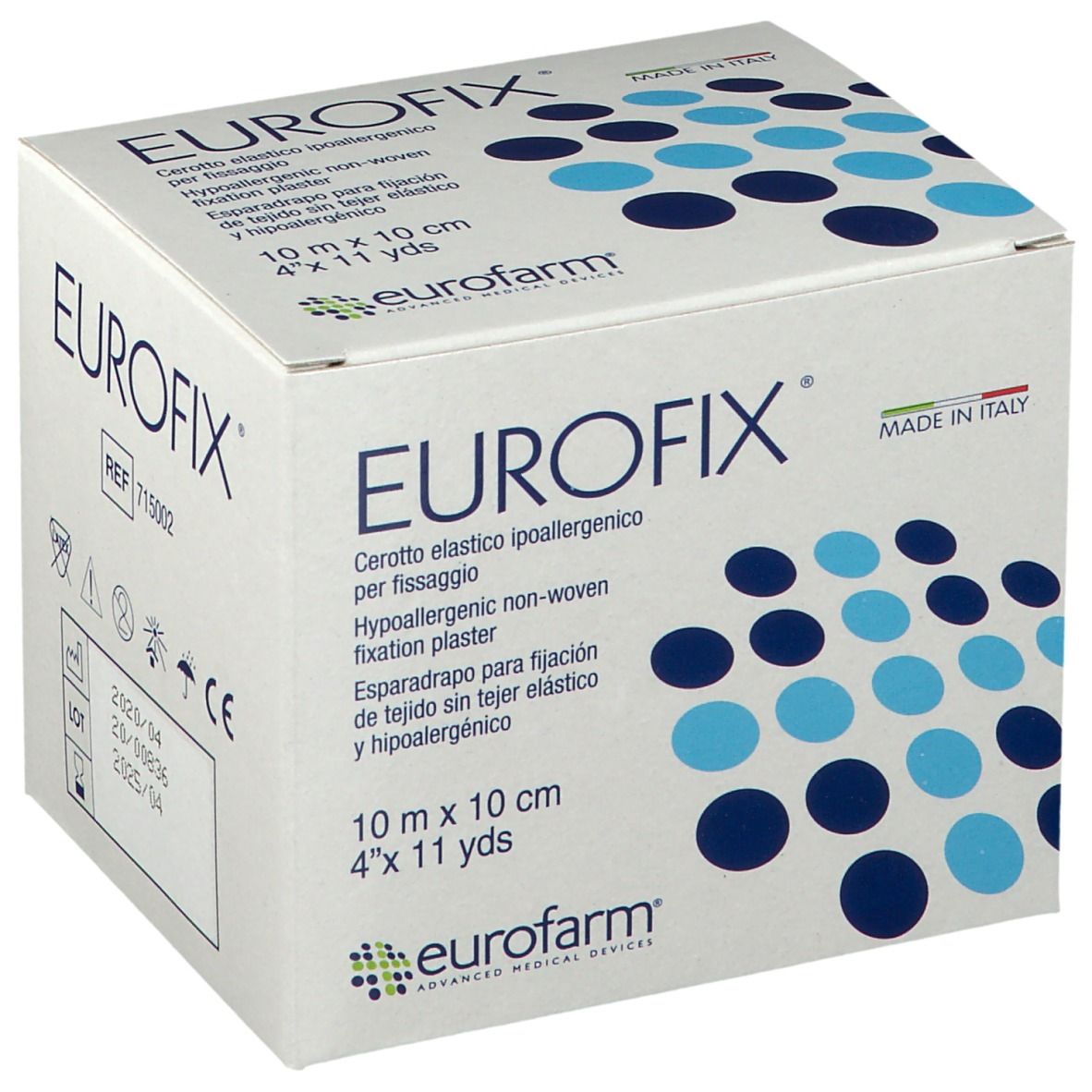 Eurofix 10cm x 10m Fixatiepleister 1 St Pflaster