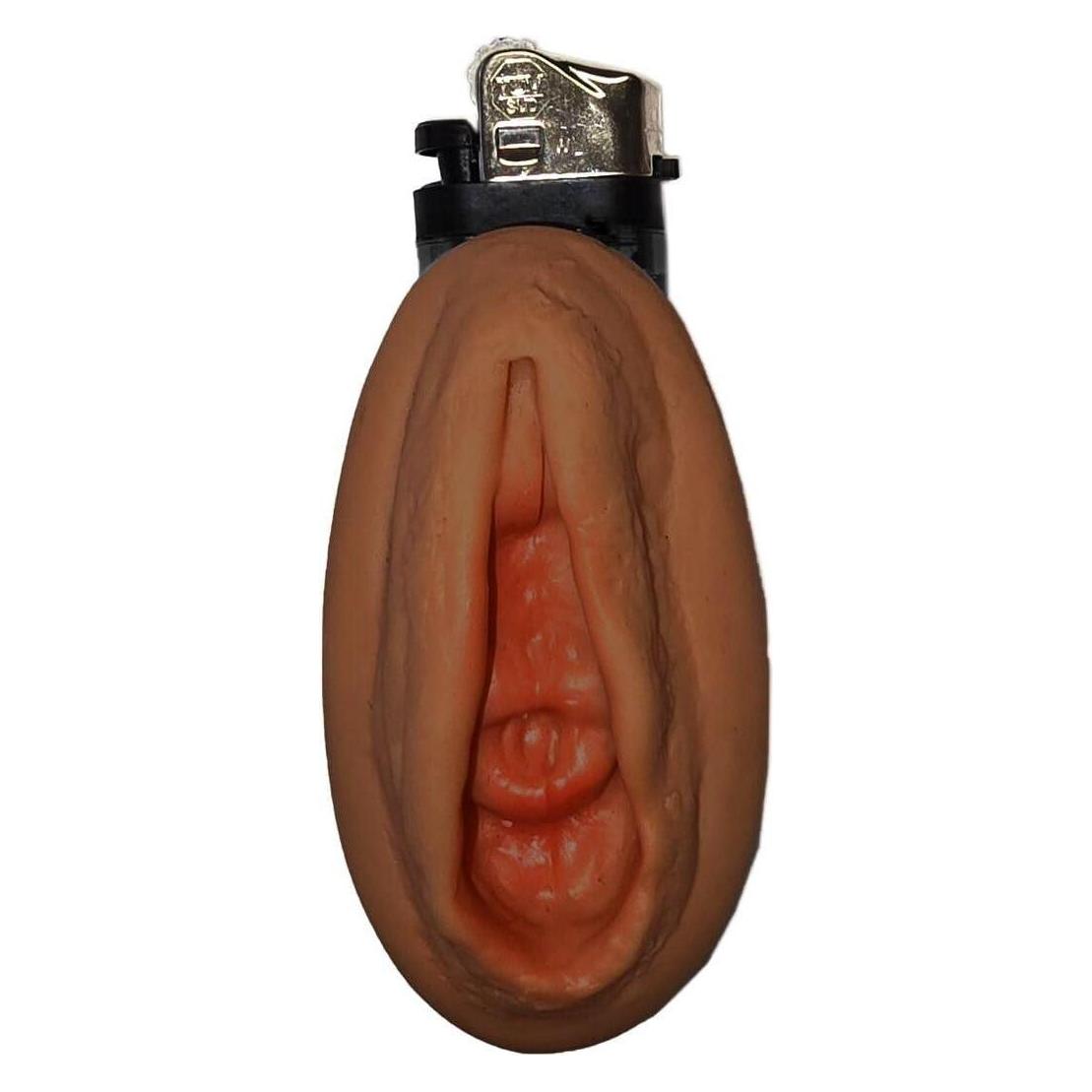 Diablo Picante Mechero Vagina Color Mulato Pack De 12 Und (D-242743)