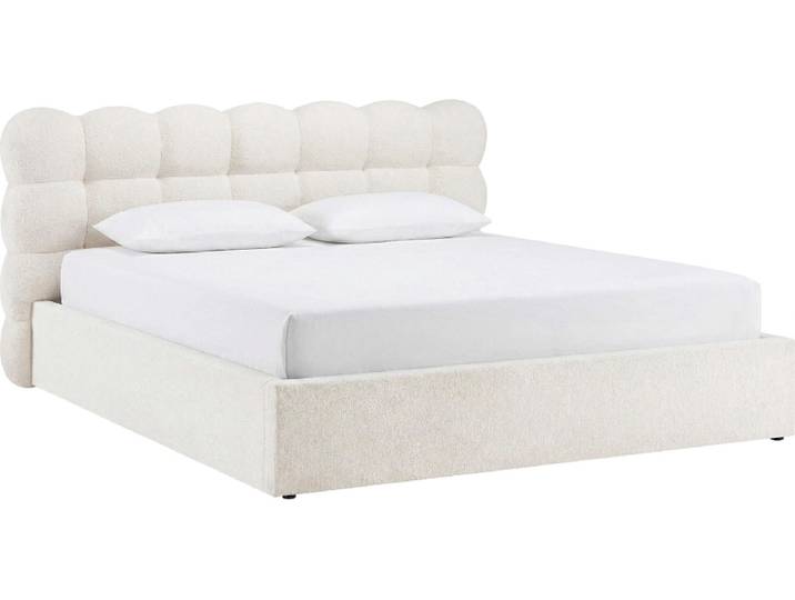 Kastenbett AMORE 180x200cm stoff beige