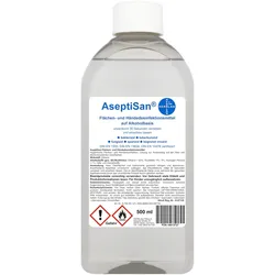 AseptiSan - 500 ml Spritzflasche I Händedesinfektionsmittel I Pharmazentral-Nr-16613727 I HERRLAN Qualität I Made in Germany