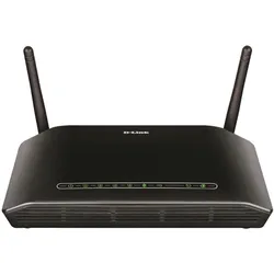 D-Link DSL-2750B WLAN Router mit Modem Integriertes Modem: ADSL, ADSL2+ 2.4 GHz, Router, Schwarz
