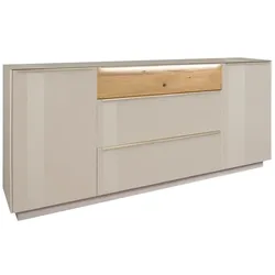 Mäusbacher Sideboard Nova Glas Beige Kaschmir