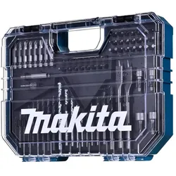 Makita, Werkzeugkoffer, - 75 Stk. BOHRER- UND BITSATZ. (75 Teile)