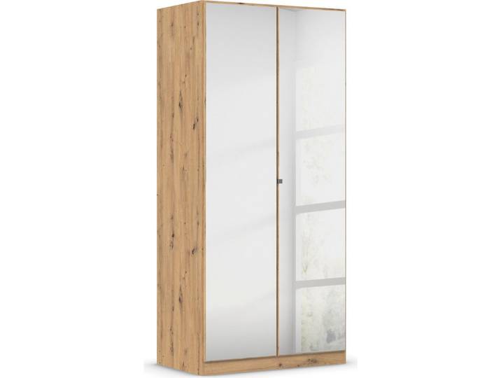 rauch Drehtürenschrank Reflect mit Spiegelfront, inkl. praktischer Inneneinteilung und Stoffboxen-Set