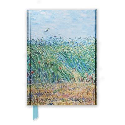 Premium Notizbuch DIN A5: Vincent van Gogh, Getreidefeld mit Mohnblumen und Lerche