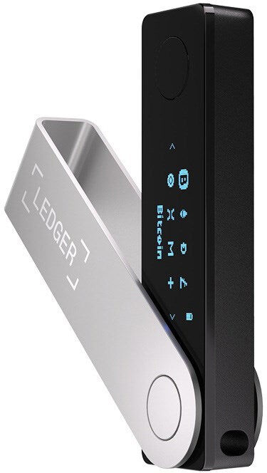 Ledger Nano X Crypto Hardware Wallet - Bluetooth - Onyx Black