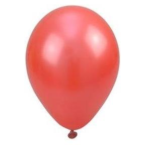 Arpex Rote Metallic-Luftballons 30 cm 100 Stk (100x) (58214220)