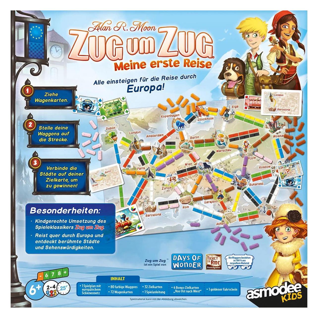 Space Cow Zug um Zug Meine erste Reise (Refresh) (Deutsch, 2 - 4 Spieler) (SCOD5010)