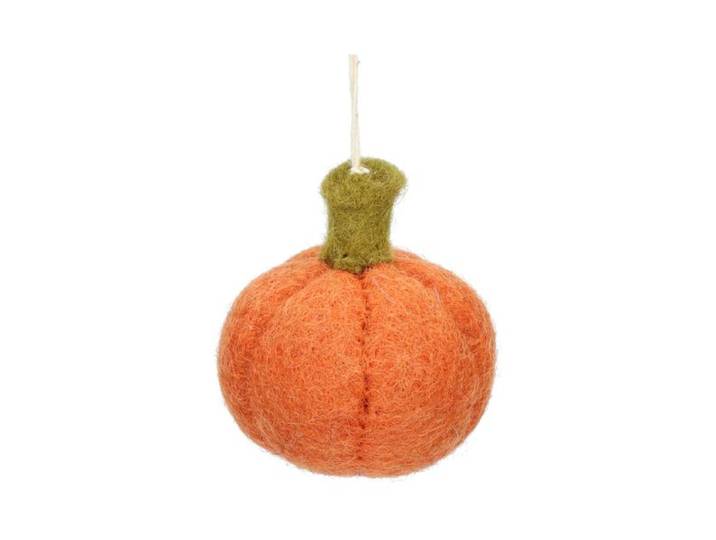 hanger, vilt, pompoen, oranje, vilt