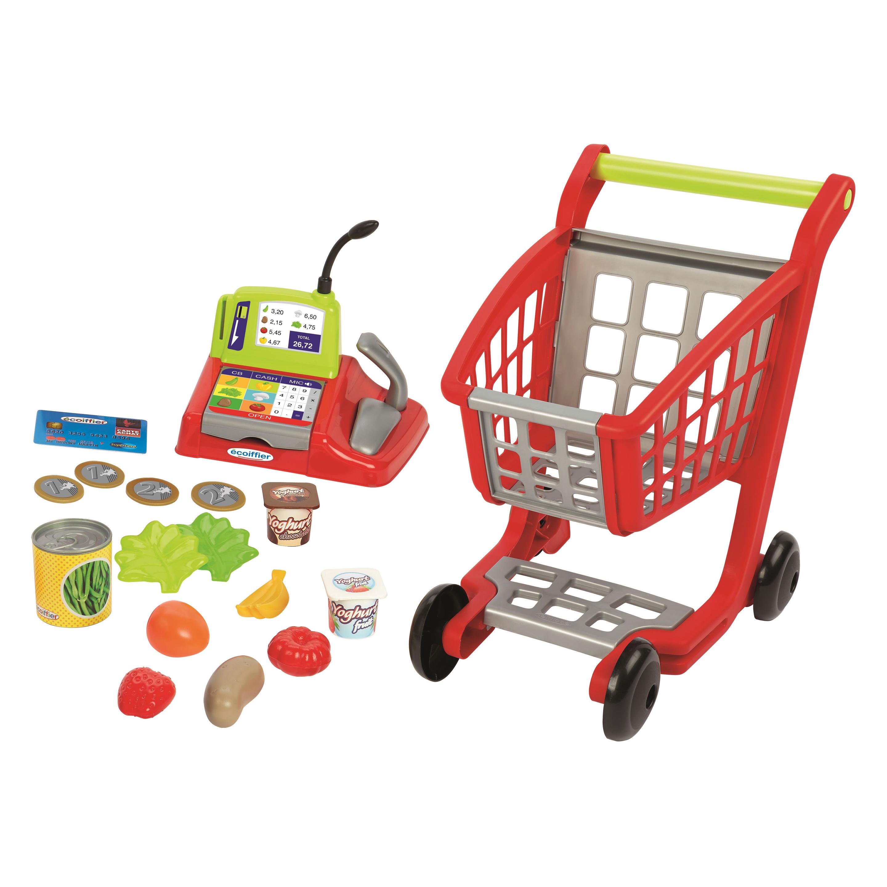 Ecoiffier Trolley + Registrierkasse (1219)