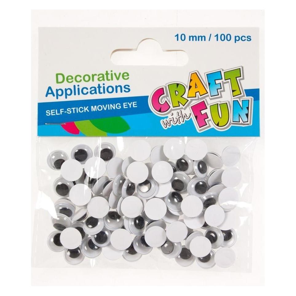 Craft with Fun Deko-Ornamentaugen 10mm 100 Stk. (41950563)