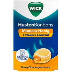 WICK Hustenbonbons mit Manuka Honig 2X8 St