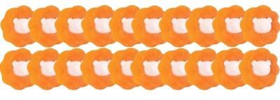 Inspired Living Magic Pet Hair Catcher Laundry Ball Kit For Washing Machine Reusable Clothes Hair Remover 20pcs Orange