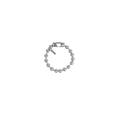 Armband FAINZ "Fainz Big Ball Bracelet" Gr. 20, silber (steel), Armbänder, Damen, 20cm, Stahl, Armband