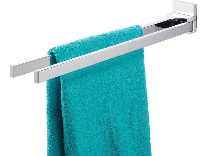 Tiger Safira Handdoekrek 2-armig - Chroom