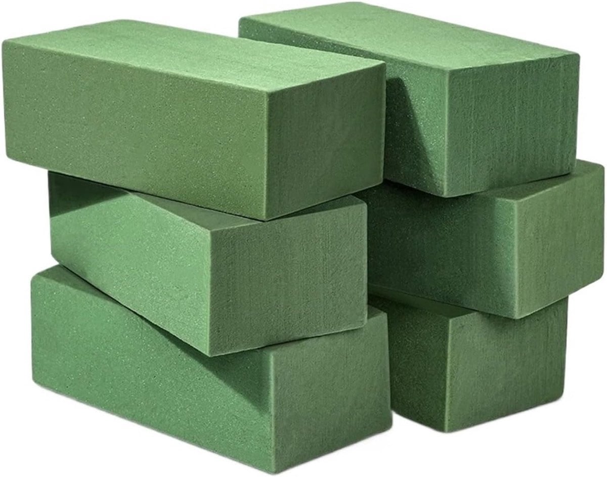 Bloemenschuim Blokken Groen - 1 Stuk