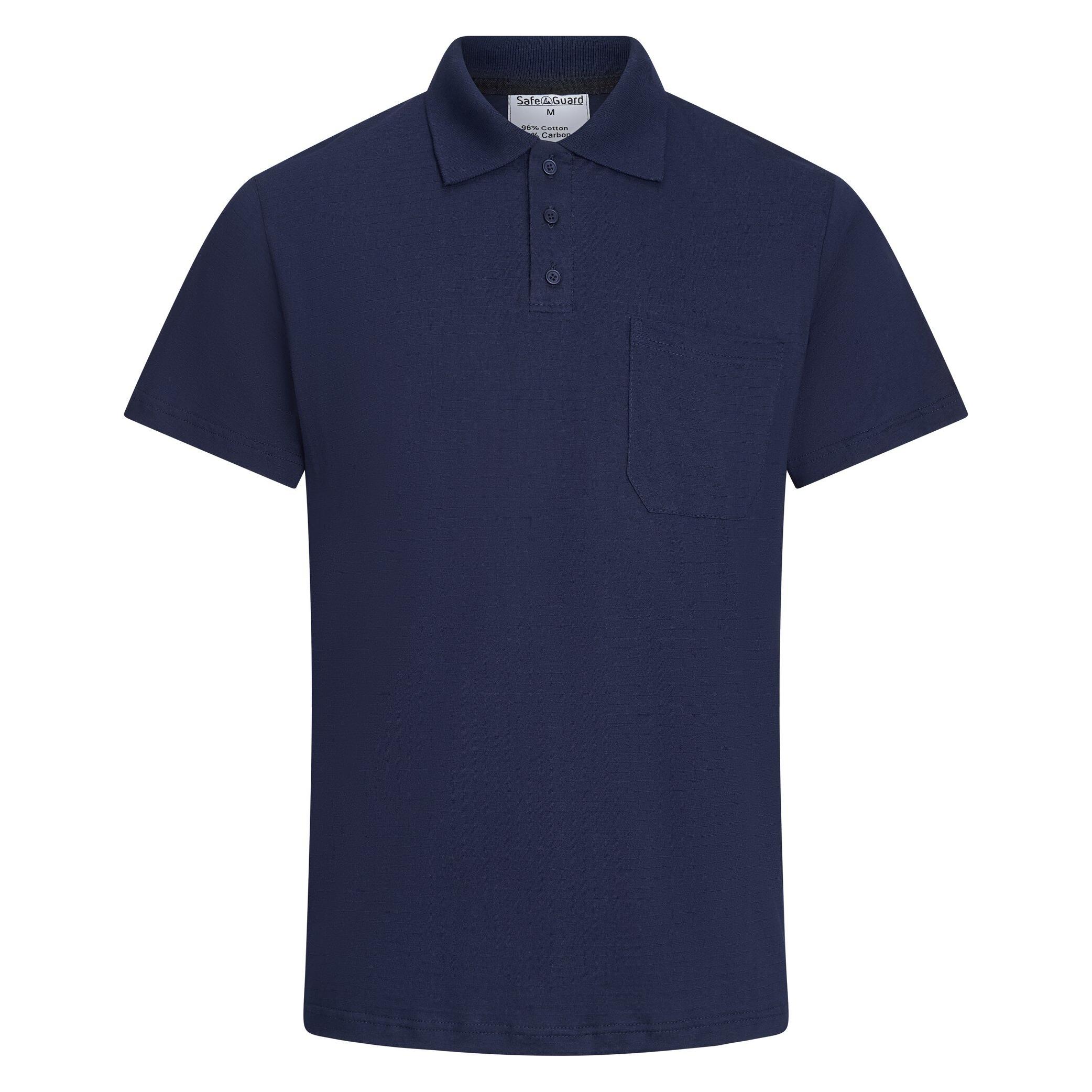 Safeguard ESD-Poloshirt, 150g/m², marineblau, 5XL (5XL) (SG-PS-MB-150-K30-PRO-5XL)