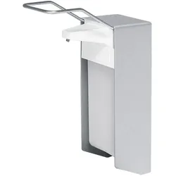 EURO-Hebel-Wandspender 1000 ml Aluminium mit Leerflasche langer Hebel