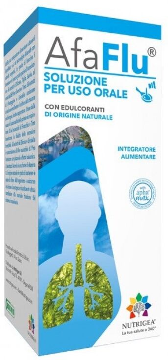 NUTRIGEA Srl Afaflu Sciroppo 200ml - Sciroppo naturale per il benessere delle vie respiratorie