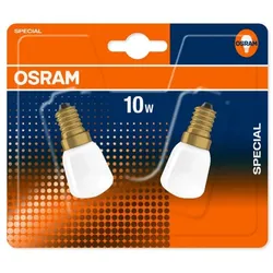 2er OSRAM E14 Backöfen Lampen 10 W 230V matt