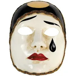 Maskworld Pierrot normale bianco