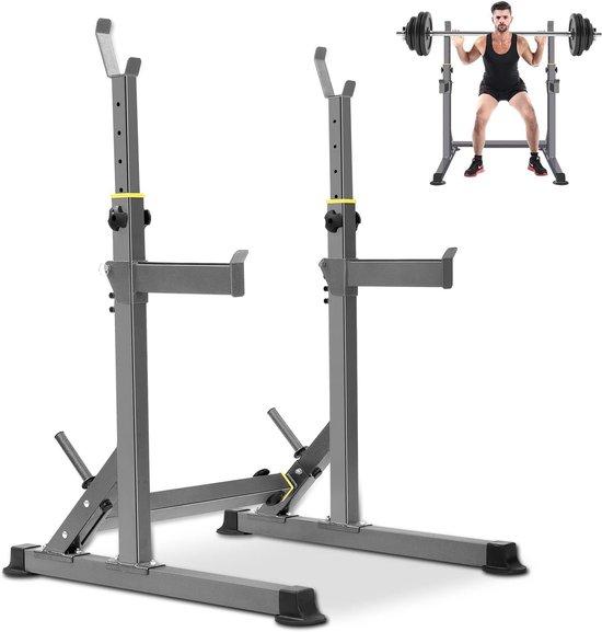Einstellbare Squat Rack und Gewicht Unterstützung für Krafttraining und Home Sports School - Portable